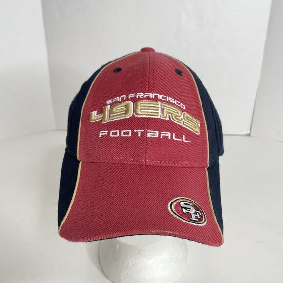 San Francisco 49ers Football Hat, Reebok, Wool Blend, Red, Adjustable Cap - Picture 1 of 10
